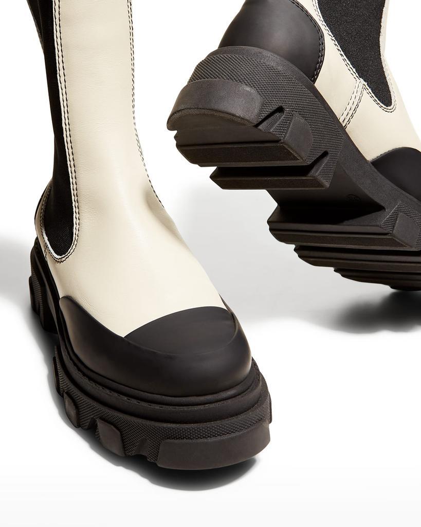 商品Ganni|Mid Rubber-Sole Chelsea Ankle Boots,价格¥3226,第6张图片详细描述
