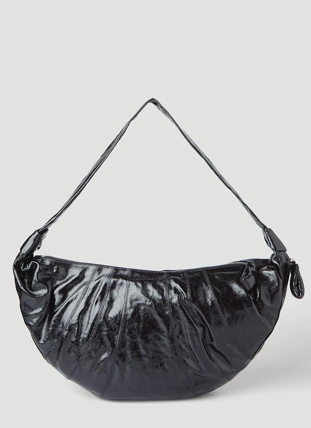 商品Lemaire|Croissant Large Shoulder Bag in Black,价格¥8807,第3张图片详细描述