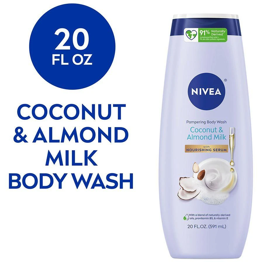 商品Nivea|Pampering Body Wash Coconut and Almond Milk,价格¥52,第3张图片详细描述