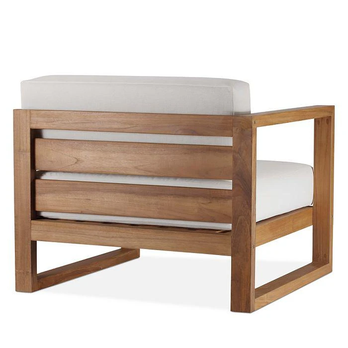 商品Modway|Upland Outdoor Patio Teak Wood 2-Piece Sectional Loveseat,价格¥8707,第5张图片详细描述