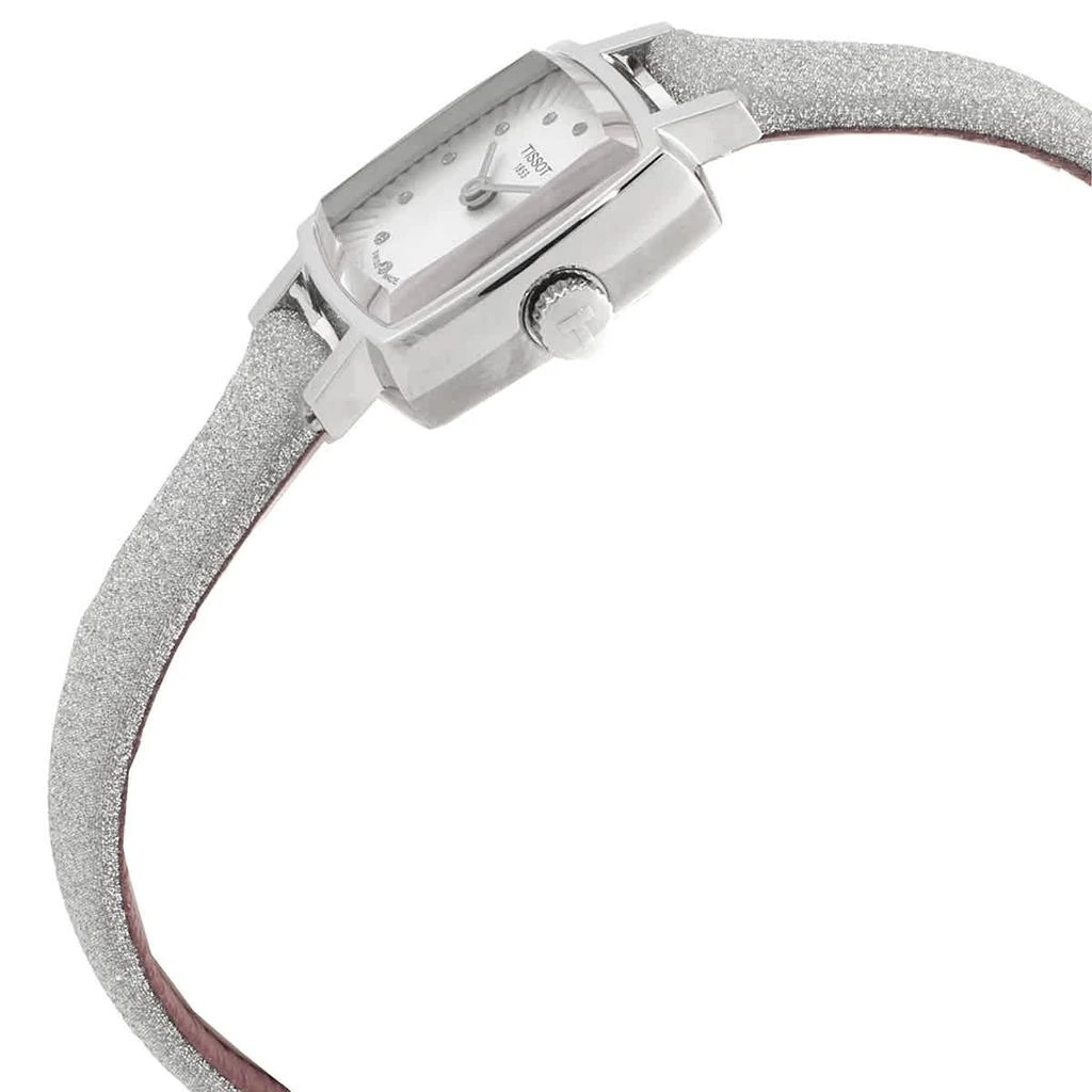 商品Tissot|Lovely Square Festive Kit Quartz Diamond Silver Dial Ladies Watch T0581091703602,价格¥1236,第2张图片详细描述
