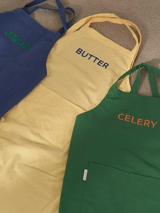 商品DECOVIEW|[Set] Kitchen Lettering Apron + Kitchen Glove,价格¥680,第4张图片详细描述