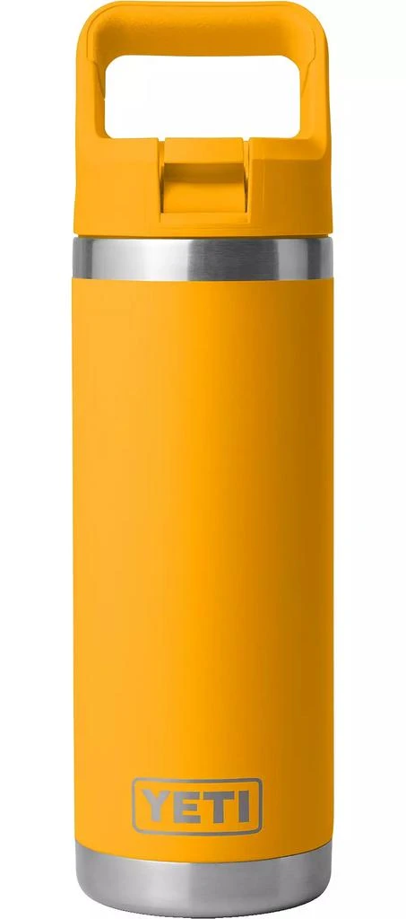商品YETI|YETI 18 oz. Rambler Bottle with Color-Matched Straw Cap,价格¥197,第1张图片