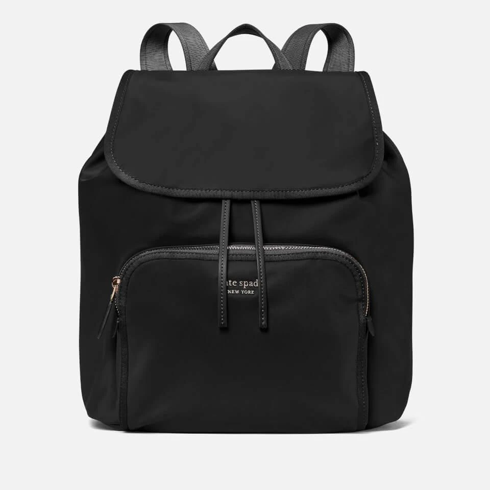 商品Kate Spade|Kate Spade New York Women's Sam Flap Backpack - Black,价格¥1839,第1张图片