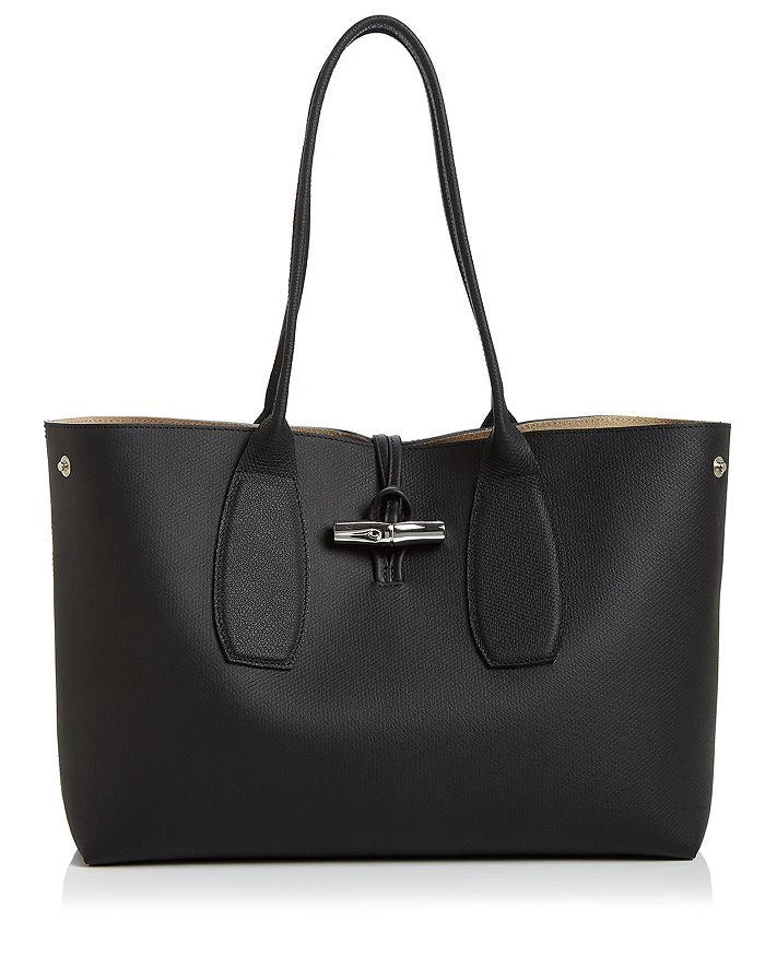 商品Longchamp|Roseau Large Leather Shoulder Tote,价格¥4340,第1张图片