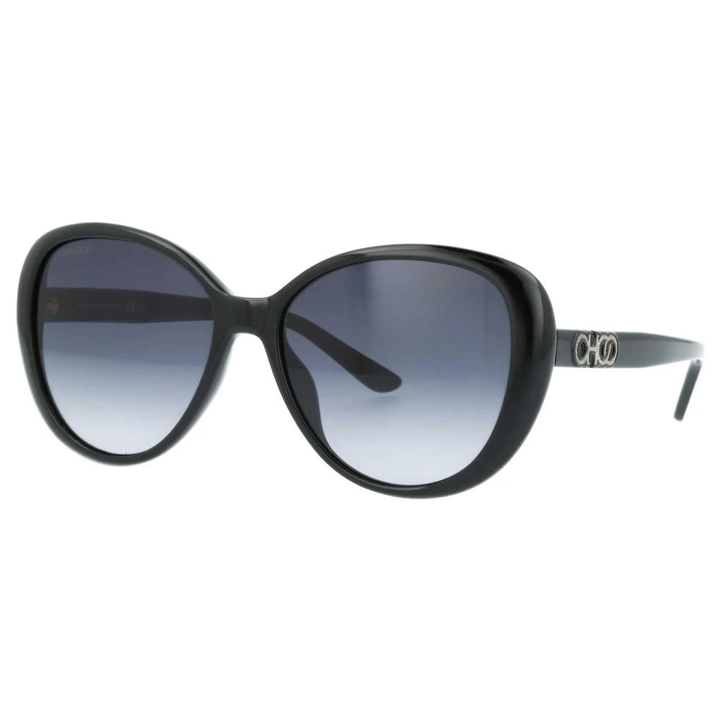 商品Jimmy Choo|Jimmy Choo Women's Sunglasses - Black Frame Grey Shaded Lenses | AMIRA/G/S 0807 9O,价格¥623,第1张图片
