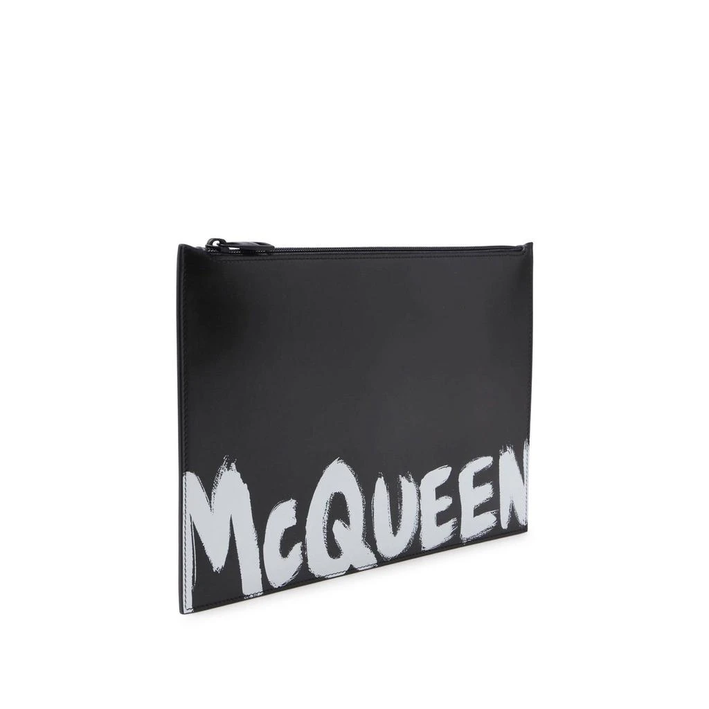 商品Alexander McQueen|Alexander Mcqueen Leather Logo Clutch,价格¥2906,第2张图片详细描述