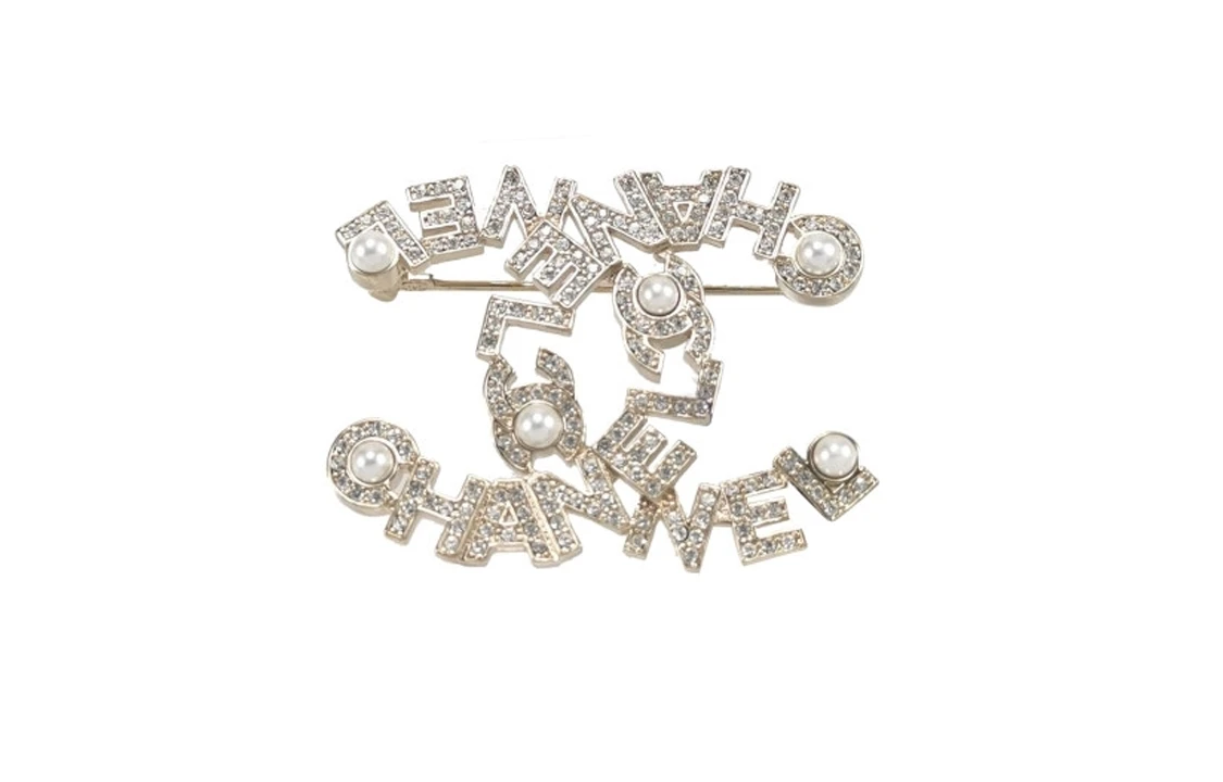 商品[国内直发] Chanel|香奈儿 金属珍珠 金色 胸针 女款,价格¥9316,第1张图片