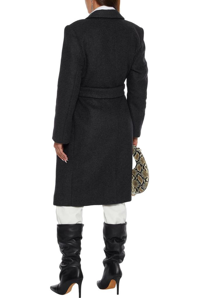 Irois double-breasted belted wool-blend felt coat商品第3张图片规格展示
