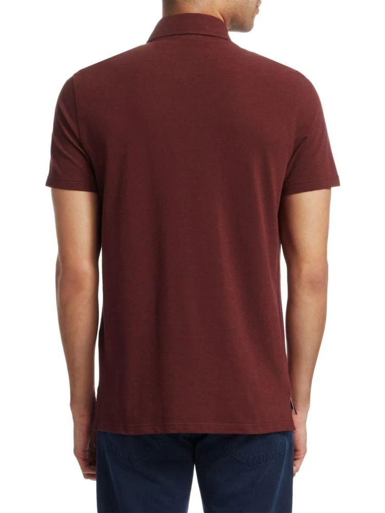 商品Isaia|Short-Sleeve Cotton Polo,价格¥1036,第2张图片详细描述