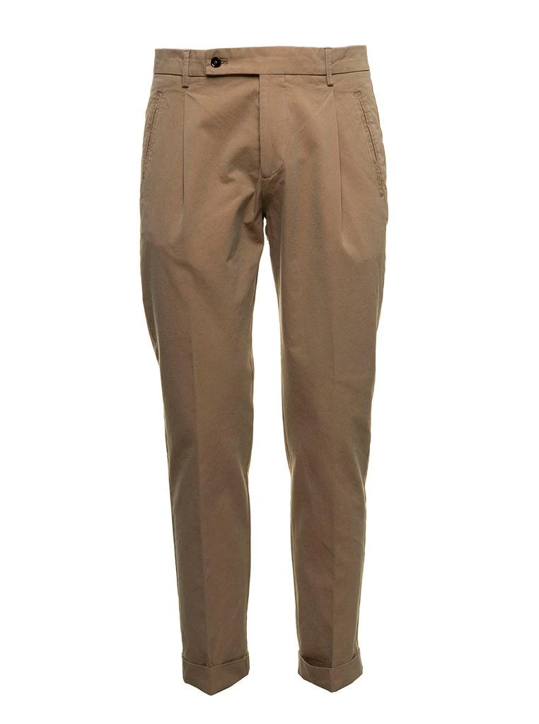 商品BERWICH|Berwich Man's Beige Cotton Tailored Pants,价格¥1315,第1张图片