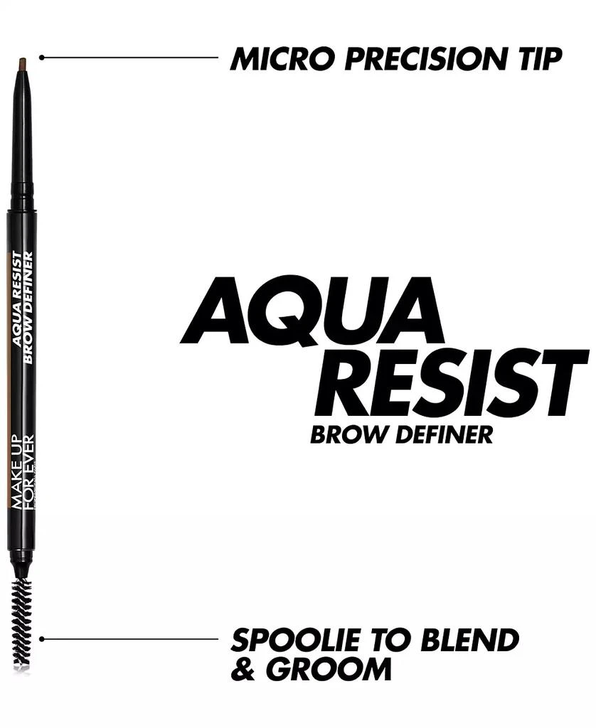 商品Make Up For Ever|Aqua Resist Brow Definer Waterproof Eyebrow Pencil,价格¥188,第4张图片详细描述