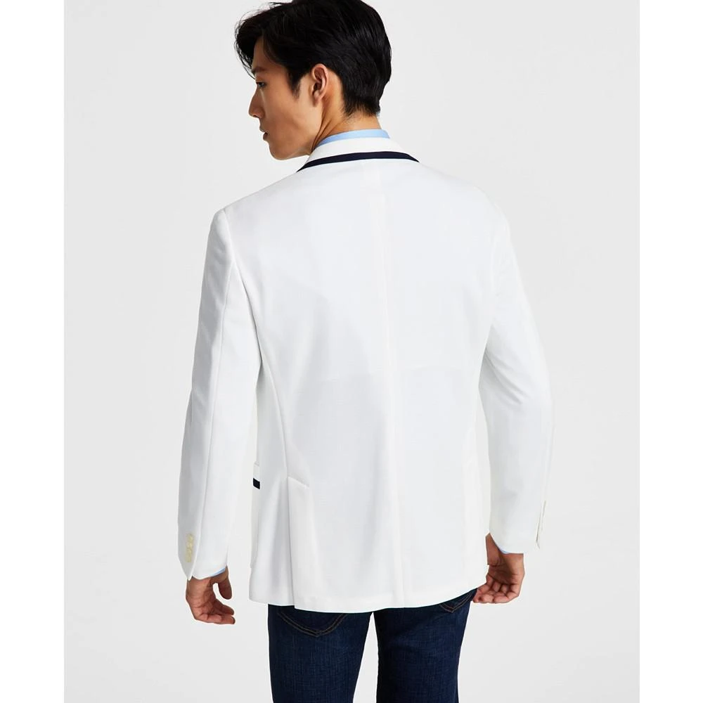 商品Ralph Lauren|Men's Classic-Fit Ultra-Flex Stretch White Weave Blazer,价格¥773,第3张图片详细描述