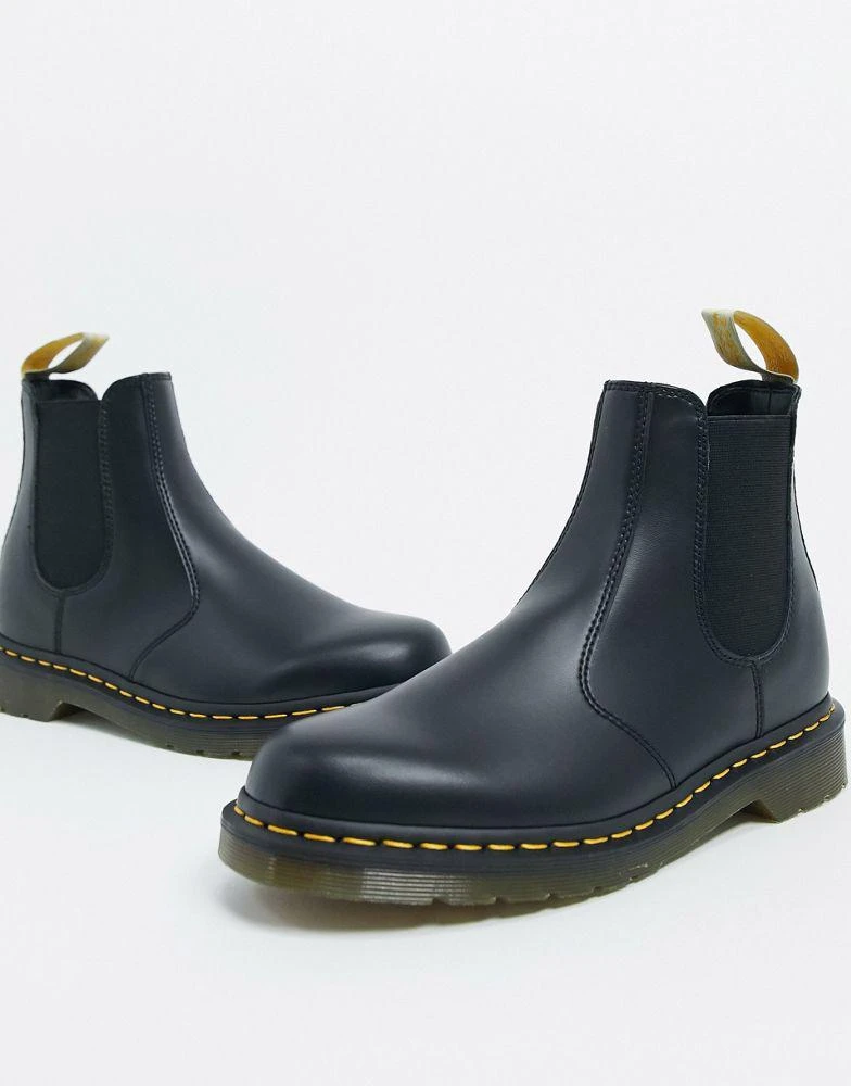 商品Dr. Martens|Dr Martens 2976 vegan chelsea boots in black,价格¥1472,第4张图片详细描述