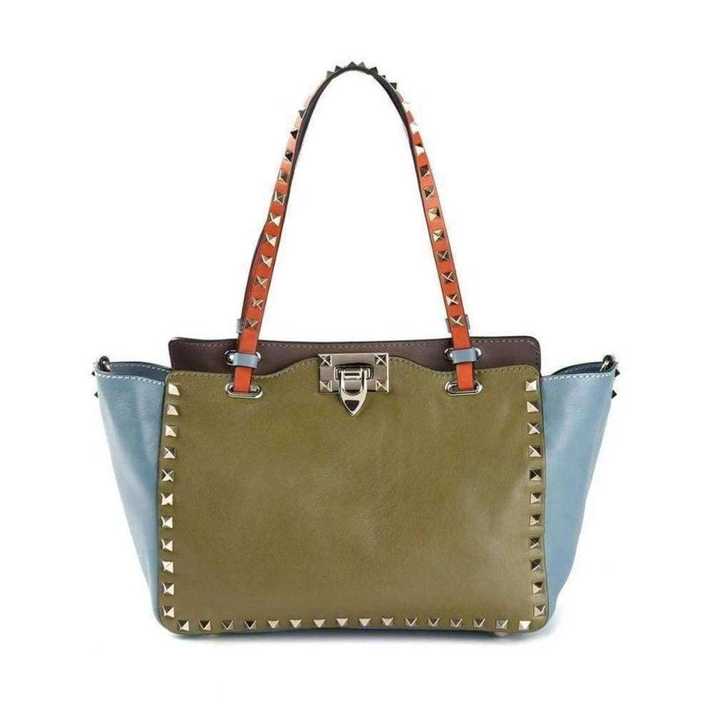 商品Valentino|Multicolor Rockstud Trapeze Bag,价格¥15471,第1张图片