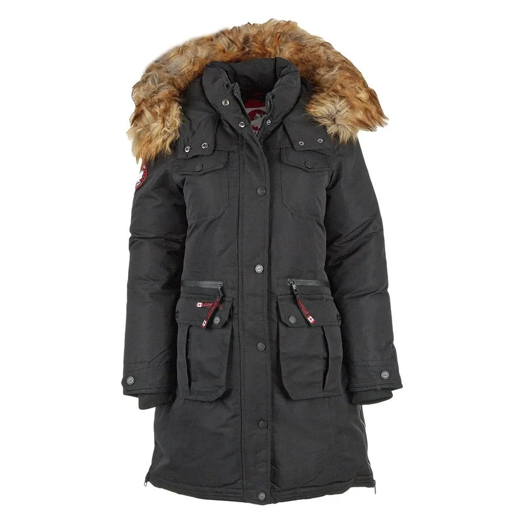 商品Canada Weather Gear|Canada Weather Gear Women's Parka with Faux Fur Trim Hood,价格¥386,第1张图片