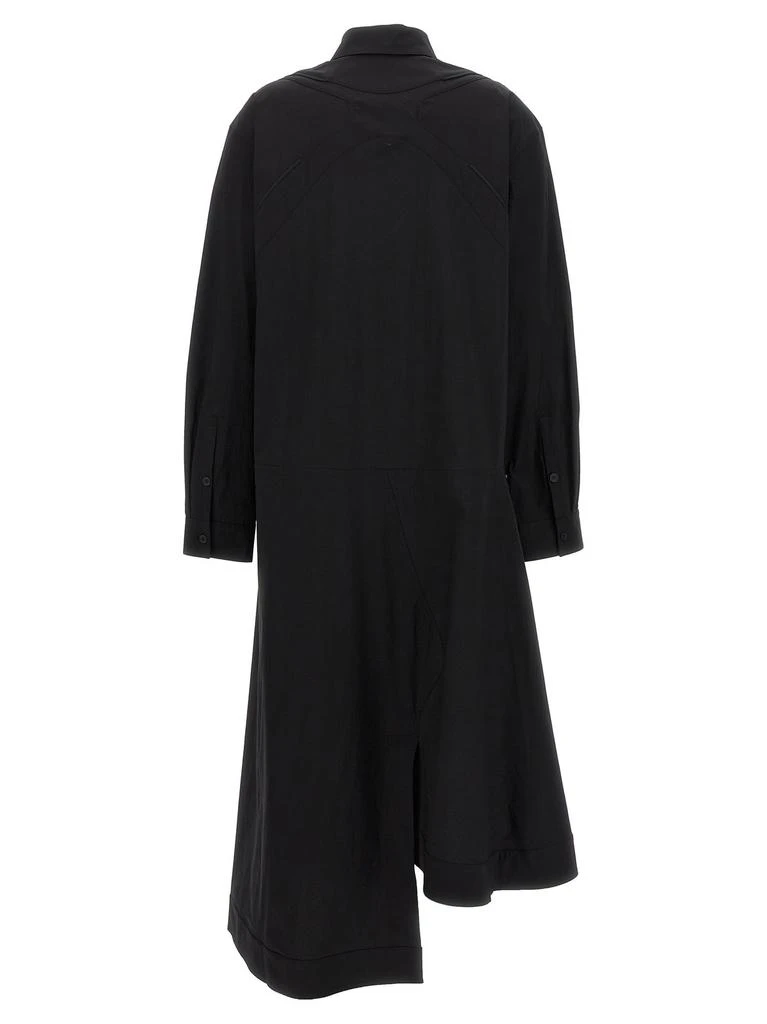 商品Y-3|Y-3 Long-Sleeved Asymmetric Shirt Dress,价格¥2104,第2张图片详细描述