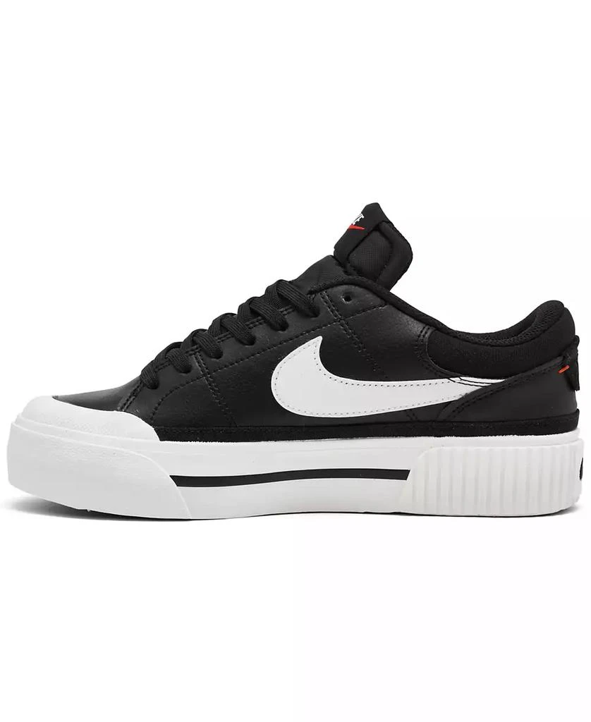 商品NIKE|Women's Court Legacy Lift Platform Casual Sneakers from Finish Line,价格¥766,第3张图片详细描述