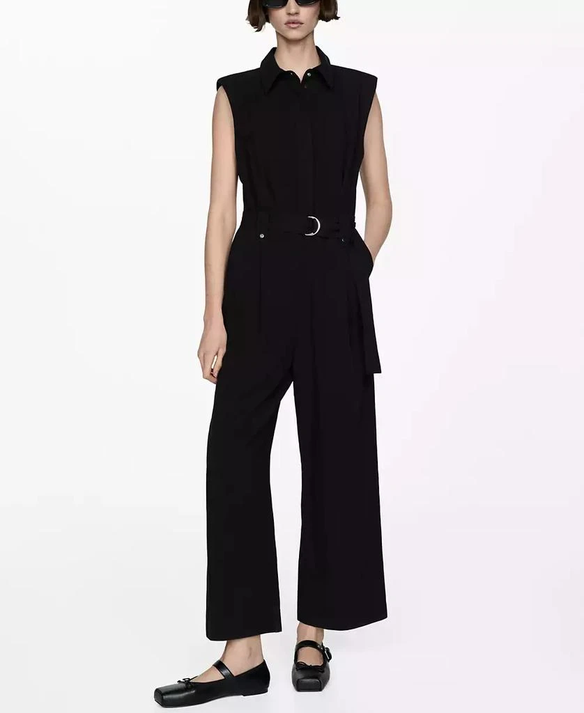 商品Mango|Women's Belt Clips Detail Jumpsuit,价格¥382,第1张图片