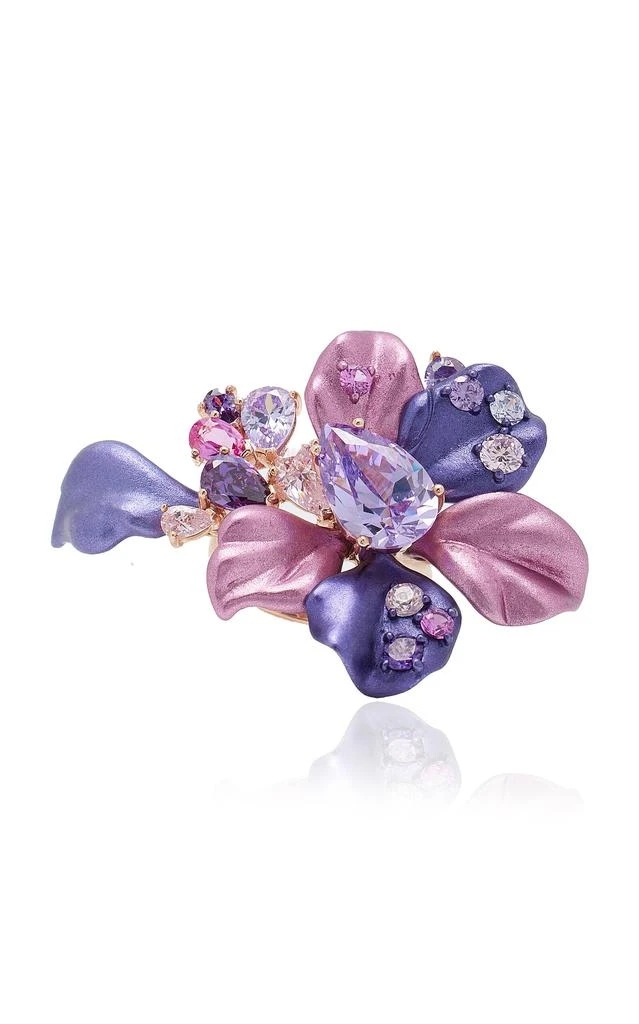 商品Anabela Chan|Anabela Chan - 18K Rose Gold Vermeil Lavender Ariel Multi-Stone Ring - Purple - US 6 - Moda Operandi - Gifts For Her,价格¥18064,第1张图片