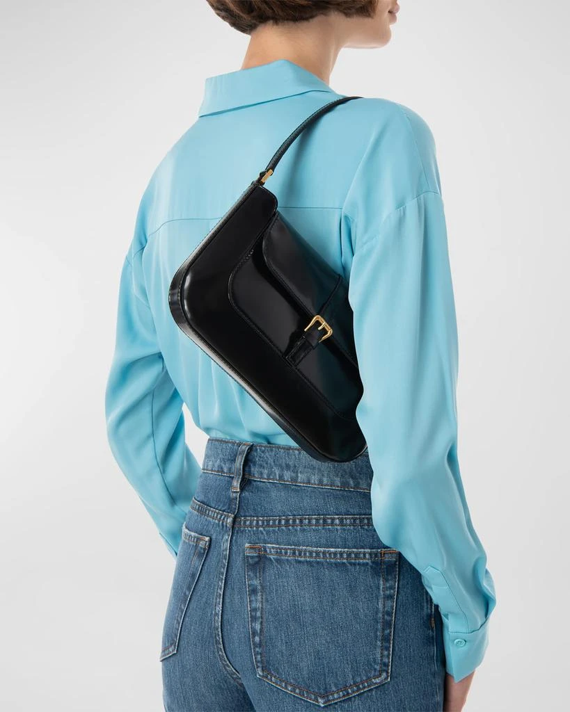 商品by FAR|Miranda Semi-Patent Shoulder Bag,价格¥5462,第1张图片