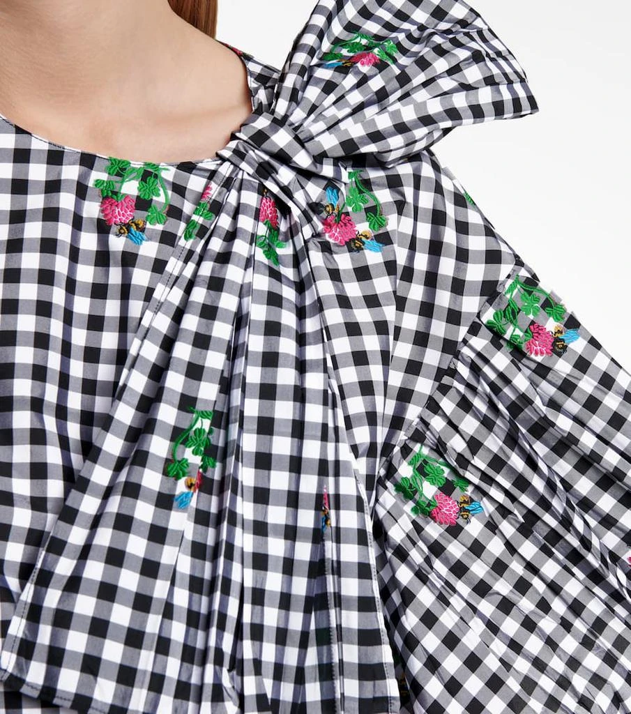 商品RED Valentino|刺绣格纹女式上衣,价格¥1981,第5张图片详细描述