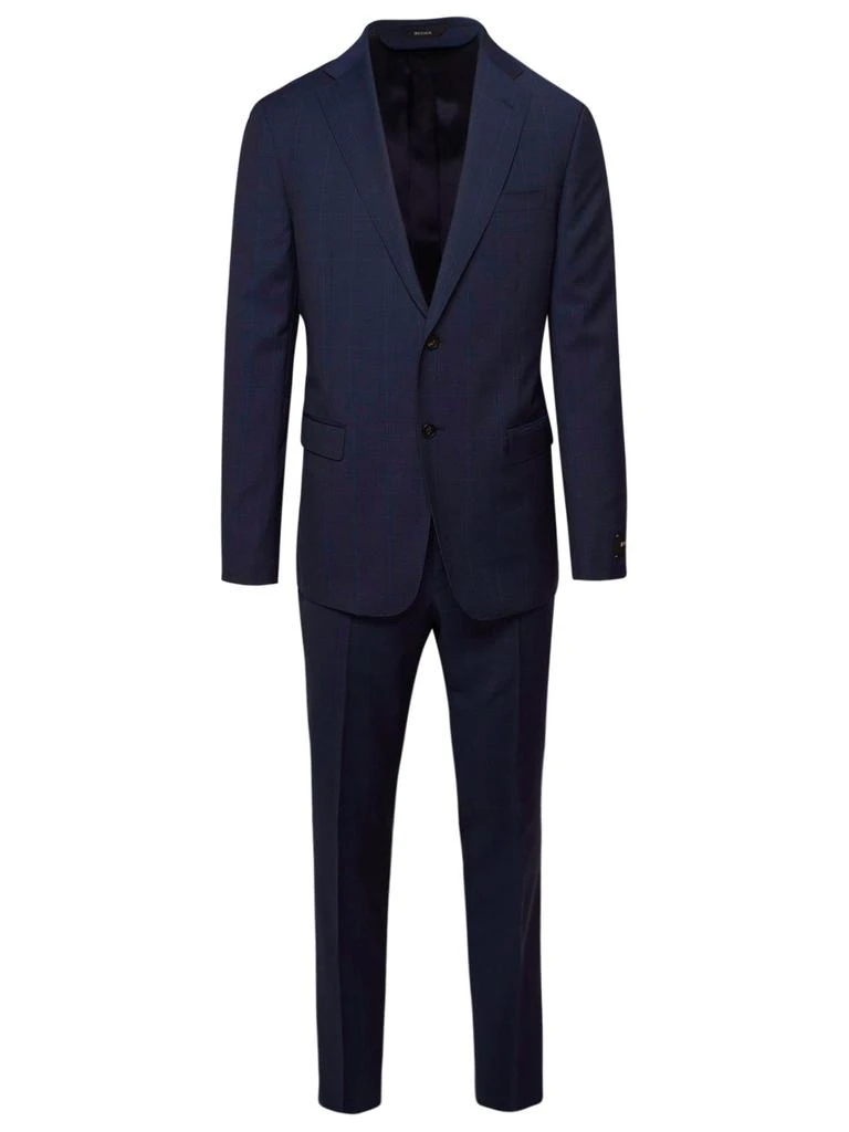 商品Zegna|Z zegna men's blue wool suit,价格¥5943,第1张图片