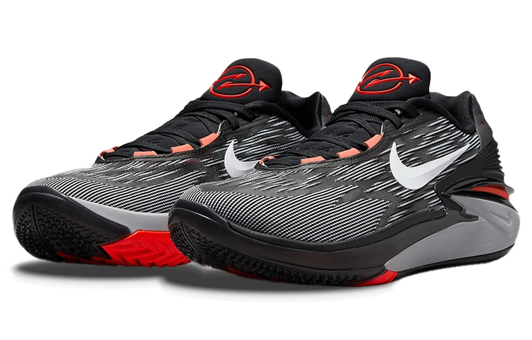 商品[国内直发] NIKE|Air Zoom G.T. Cut 2 EP 时尚舒适 低帮 实战篮球鞋 男女同款 黑红 国内版,价格¥972,第4张图片详细描述
