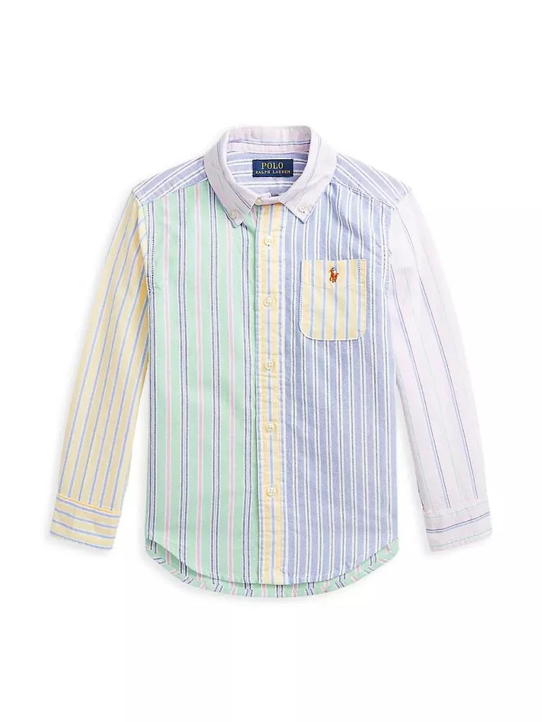 商品Ralph Lauren|Little Boy's Oxford Striped Shirt,价格¥220,第1张图片