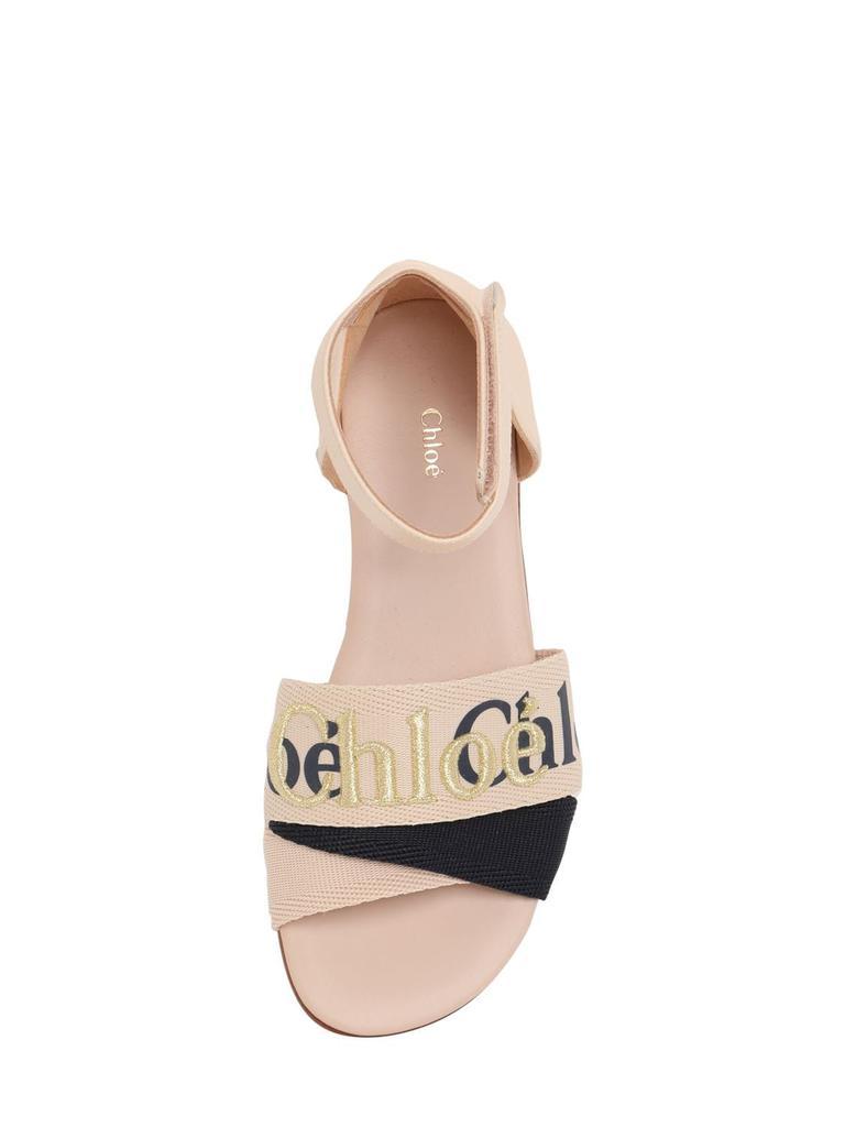 商品Chloé|Logo Leather & Tech Sandals,价格¥1236,第1张图片
