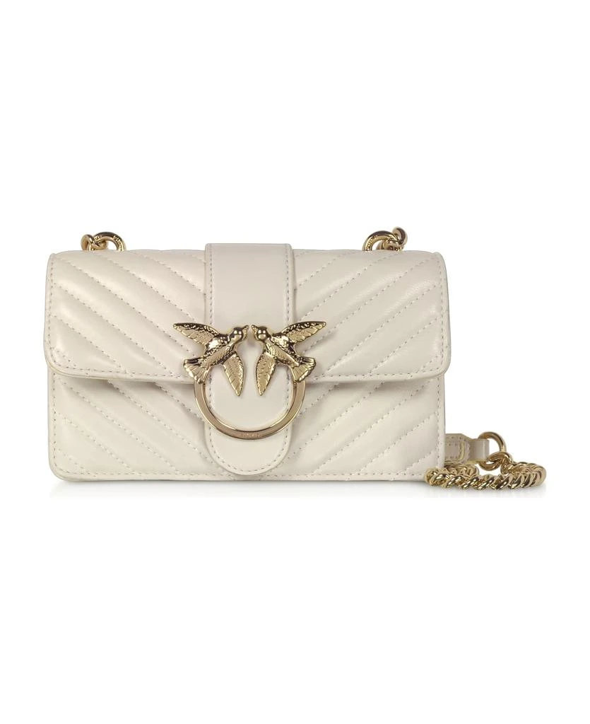 商品PINKO|Love Mini Mix Quilted Nappa Leather Shoulder Bag,价格¥2072,第1张图片