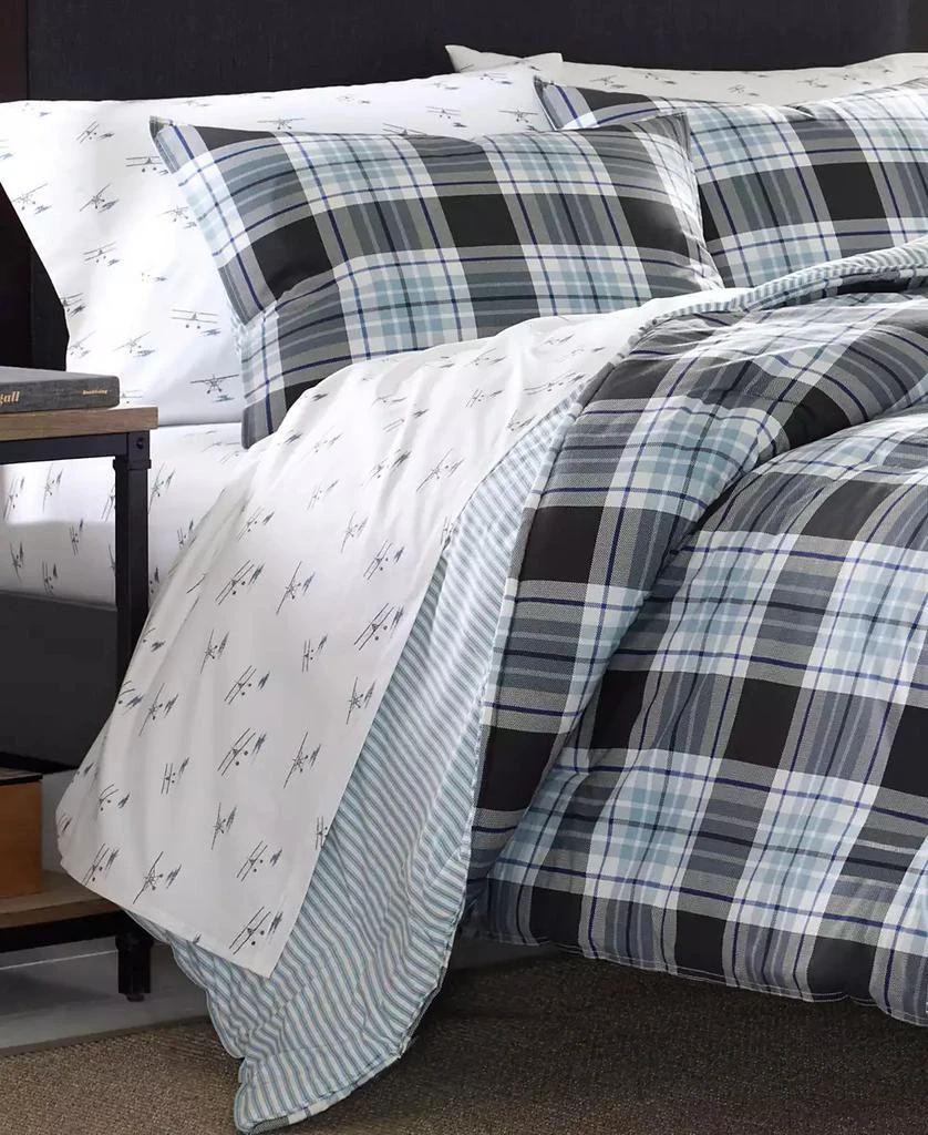 商品Eddie Bauer|Lewis Atlantic Plaid Comforter Set,价格¥894,第2张图片详细描述