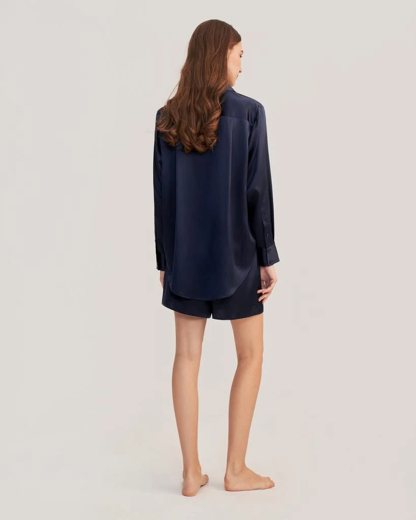 商品LILYSILK|Women's Myrtus Oversized Silk Pajama Set,价格¥1222,第2张图片详细描述