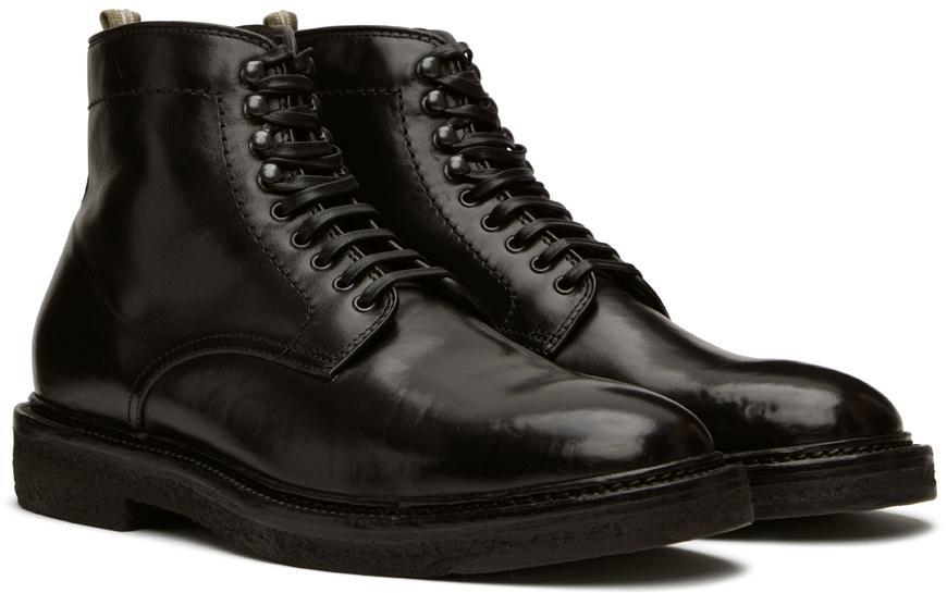 商品Officine Creative|黑色 Hopkins Crepe 107 踝靴,价格¥4911,第6张图片详细描述