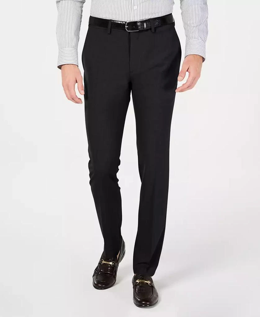 商品Kenneth Cole|Men's Gabardine Skinny/Extra-Slim Fit Performance Stretch Flat-Front Dress Pants,价格¥713,第1张图片