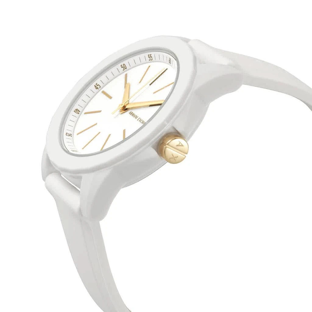 商品Armani Exchange|石英白色表盘女士手表套装 AX7126,价格¥518,第2张图片详细描述