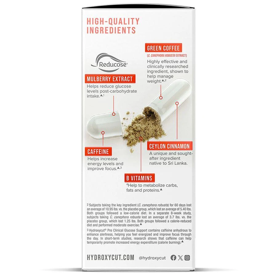 商品Hydroxycut|Pro Clinical Glucose Support,价格¥219,第2张图片详细描述