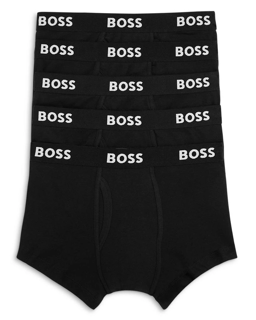 商品Hugo Boss|Authentic Cotton Trunks, Pack of 5,价格¥365,第1张图片