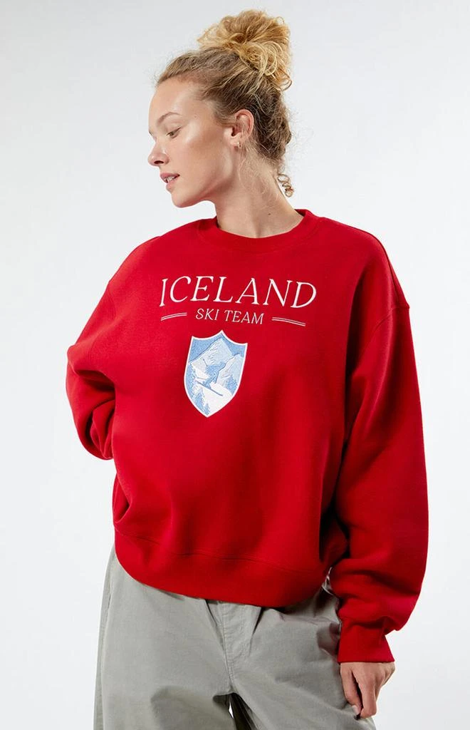 商品PacSun|Iceland Ski Team Crew Neck Sweatshirt,价格¥219,第2张图片详细描述