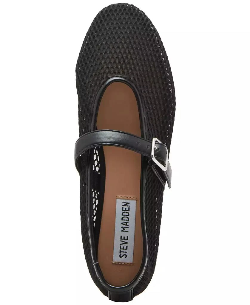 商品Steve Madden|Women's Dreaming Mesh Mary Jane Flats,价格¥338,第4张图片详细描述