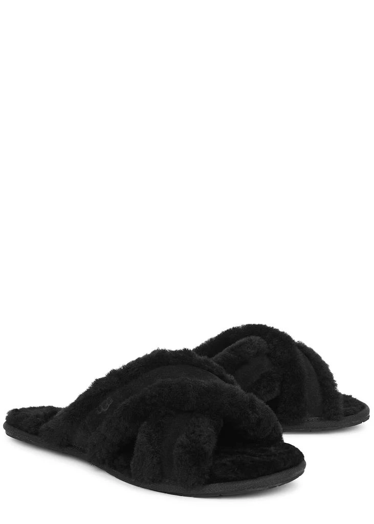 商品UGG|Scuffita black shearling slippers,价格¥773,第2张图片详细描述