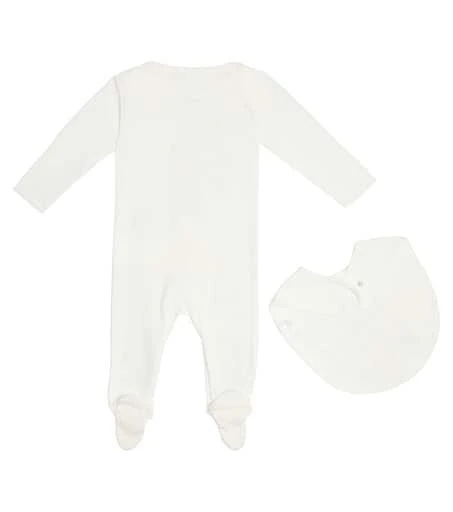 商品Stella McCartney|婴幼儿 — 棉质连身衣与围兜套装,价格¥542,第4张图片详细描述