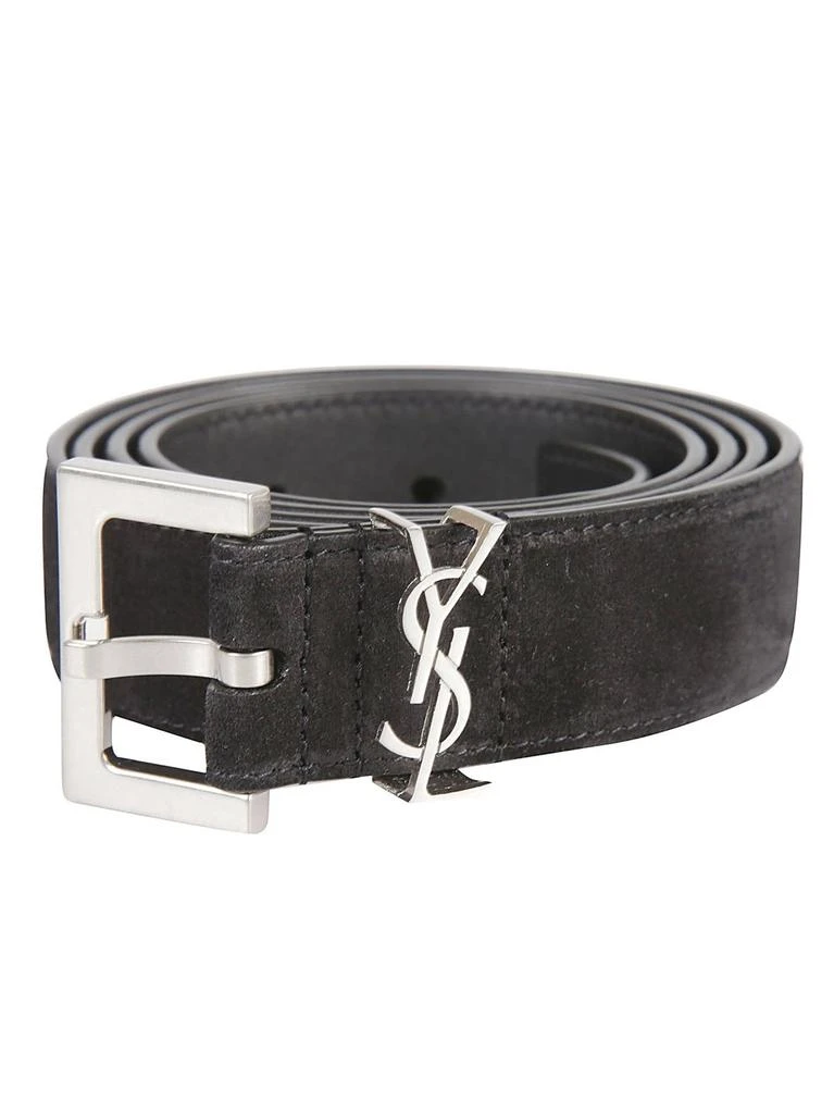 商品Yves Saint Laurent|Saint Laurent Logo Plaque Belt,价格¥3644,第1张图片