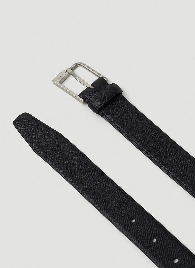 商品MAISON MARGIELA|Logo Engraved Belt in Black,价格¥2910,第2张图片详细描述