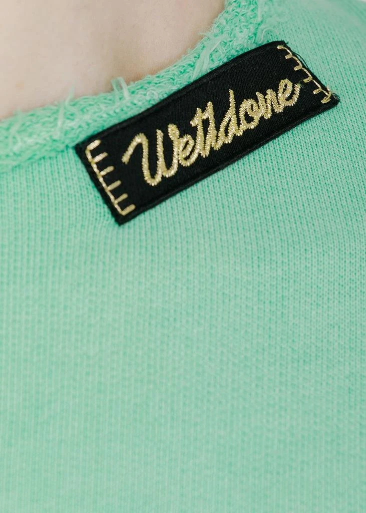 商品We11done|We11done Mint Logo Patch Sweatshirt,价格¥635,第3张图片详细描述