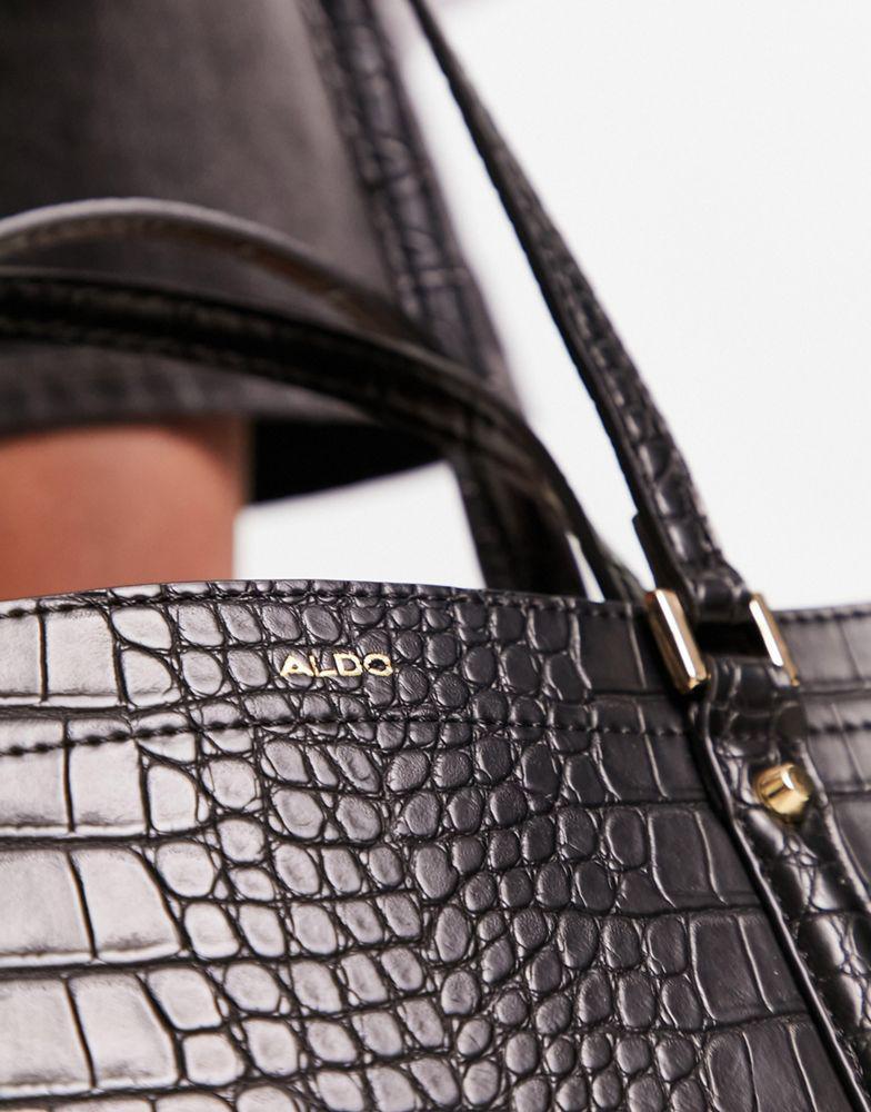 商品ALDO|ALDO Ninetonine black tote bag,价格¥616,第5张图片详细描述