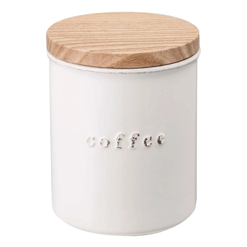 商品Yamazaki Home|Ceramic Coffee Canister Coffee,价格¥114,第1张图片