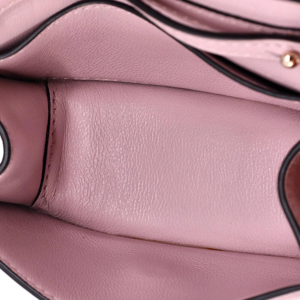 商品[二手商品] Valentino|VLogo Loco Flap Shoulder Bag Leather with Crystals Micro,价格¥8813,第5张图片详细描述