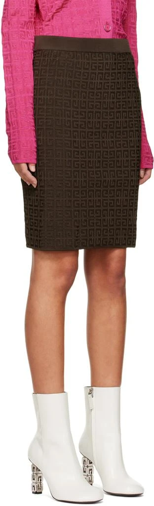 商品Givenchy|Brown 4G Midi Skirt,价格¥2749,第2张图片详细描述