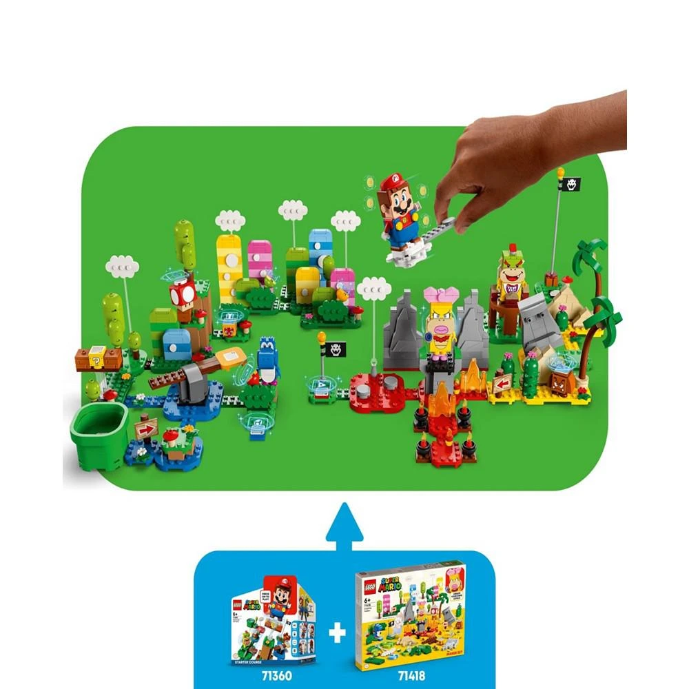 商品LEGO|Super Mario Creativity Toolbox Maker Set 71418 Building Set, 588 Pieces,价格¥447,第4张图片详细描述